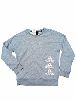 Šedá mikina pro holky secondhand Adidas