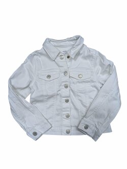 Bílá džínová bunda pro holky secondhand Gap Bílá džínová bunda pro holky secondhand Gap