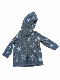 Šedá mikina s hvězdičkami pro kluky secondhand George
