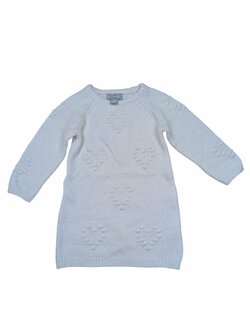 Bílá svetrová tunika pro holky secondhand Primark