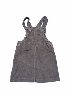 Hnědá manšestrová šatovka pro holky secondhand Nutmeg