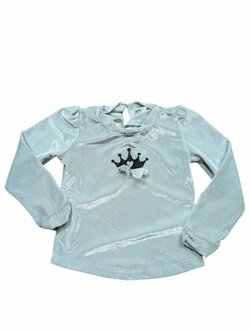 Zelinkavé triko pro holky secondhand Peppermint