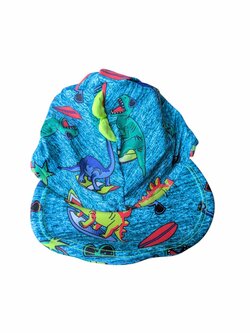 Tyrkysová kšiltovka žíhaná pro kluky secondhand F&F