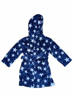 Modrý župan s hvězdami pro kluky secondhand