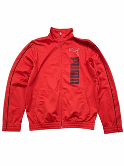 červená sportovní mikina pro kluky secondhand