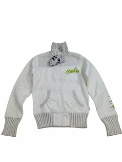 Bílá zateplená mikina pro kluky Outlet 