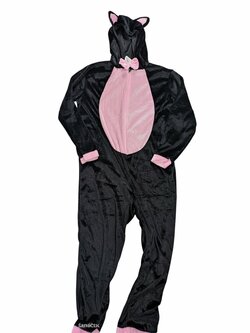 Černý overal kočky pro holky secondhand