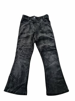 Černé semišové zvonové kalhoty pro holky secondhand Černé semišové zvonové kalhoty pro holky secondhand