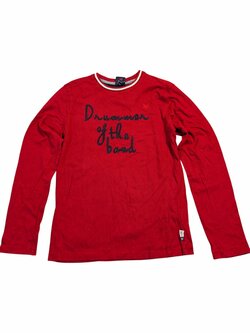 Červené triko s nápisem pro kluky outlet LCEE Červené triko s nápisem pro kluky outlet LCEE