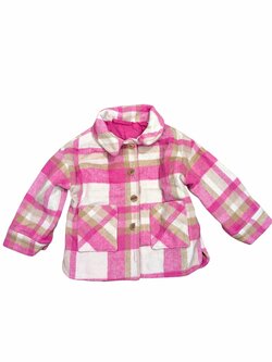 Růžový kabátek pro holky secondhand