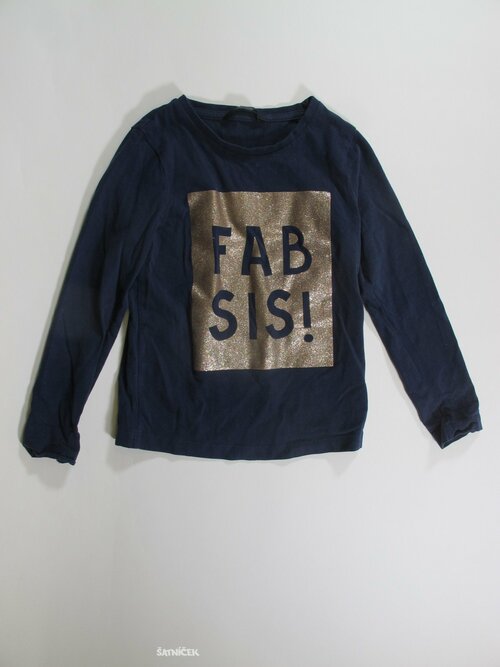 Triko dl.rukáv pro holky s nápisem secondhand