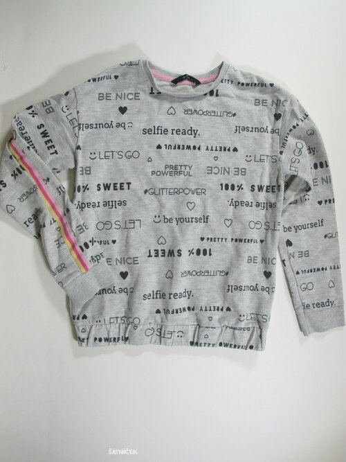 MIkina pro holky šedá  secondhand