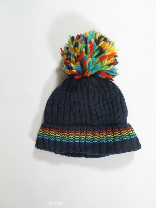 Zimní modrá čepice pro děti secondhand