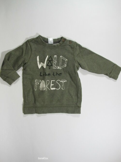 Mikina pro kluky zelená   secondhand