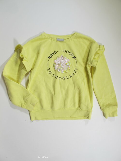 Žlutá mikina pro holky secondhand