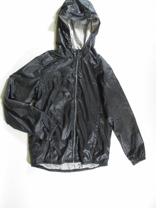 Tmavá  šustáková bunda pro holky  secondhand