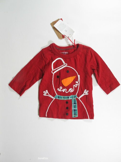 Triko dl.rukáv pro děti červené outlet