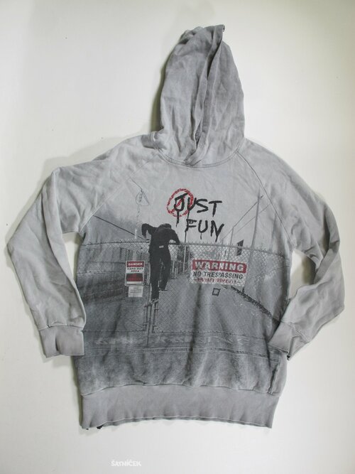 Mikina pro kluky šedá secondhand