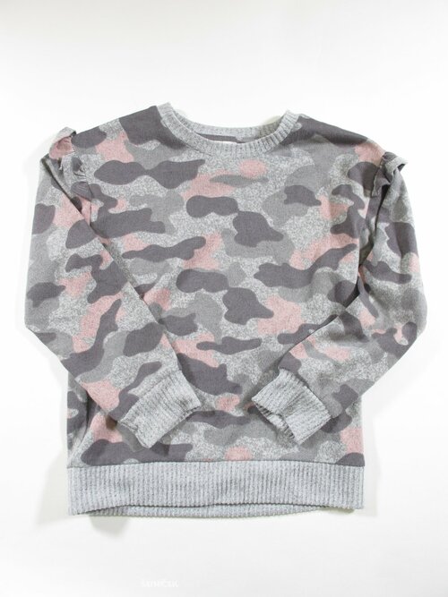 Maskovaný svetr  pro holky slabší second hand 