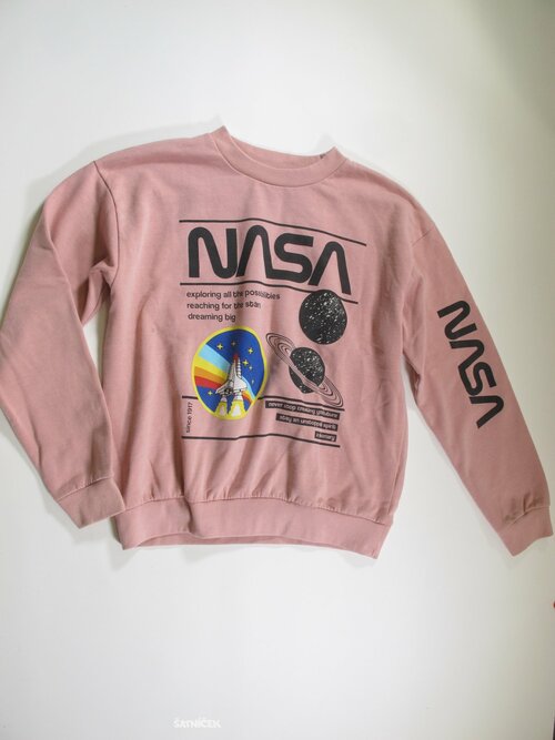 MIkina růžová  crop pro holky secondhand