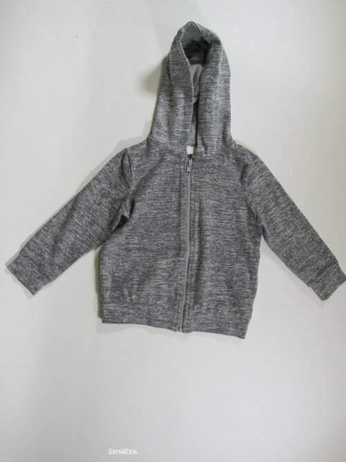 Šedá mikina melírovaná  secondhand