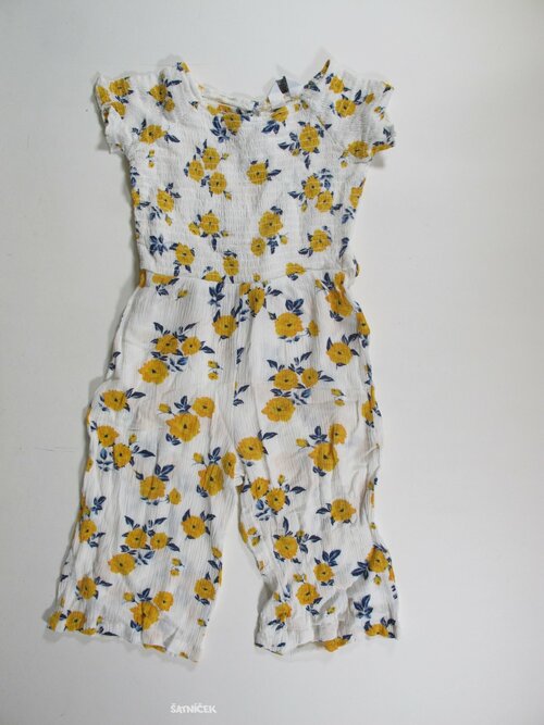 Letní overal s kytkami secondhand