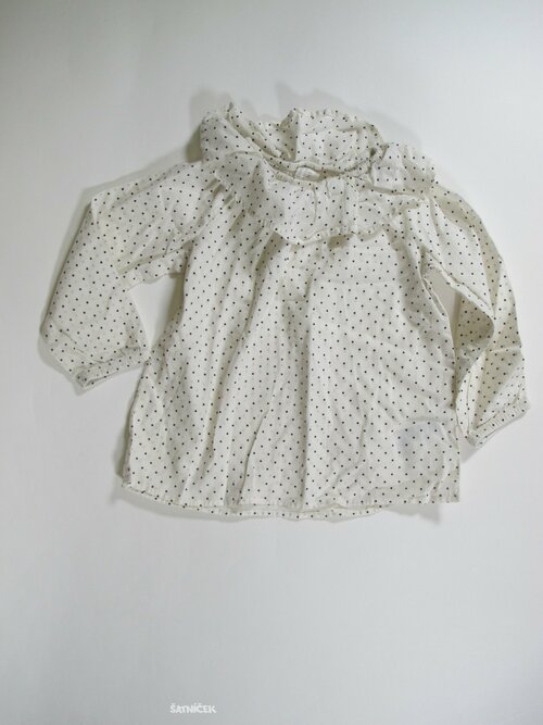 Puntíkovaná halenka pro holky  secondhand