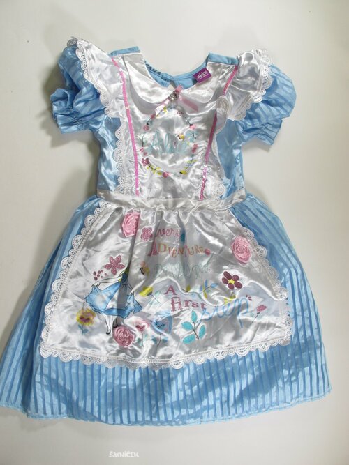 Šaty  pro holky na karneval modré  secondhand