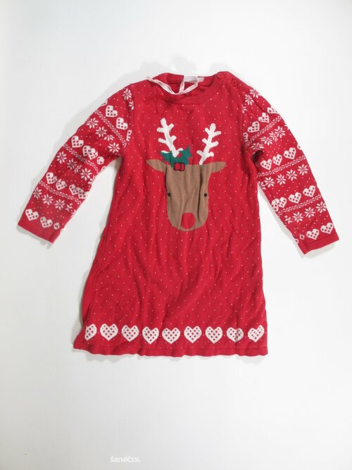 Vánoční šaty pro holky svetýrkové secondhand