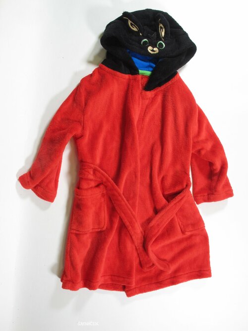 Župan pro kluky bind červeno černý secondhnad