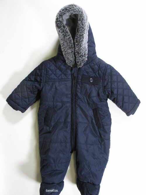 Zimní kombinéza modrá pro kluky secondhand