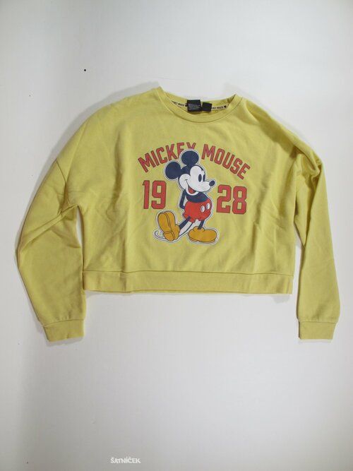 MIkina pro holky crop žlutá secondhand
