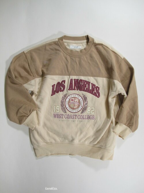 Mikina pro holky smetanovo hnědá  pro holky secondhand