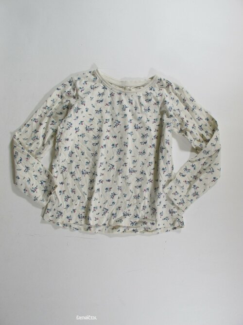 Triko dl.rukáv pro holky s kytkami secondhand