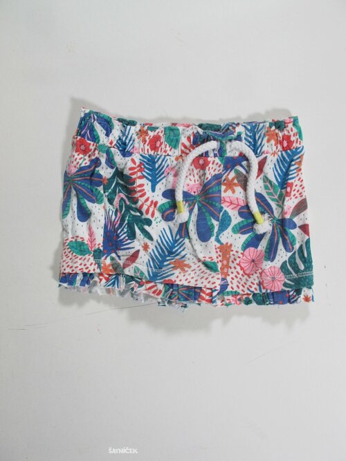 Kratasy  pro holky s kytkami  secondhand