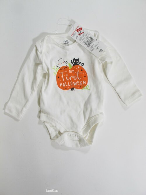 Body dl rukáv bílé na halloween outlet