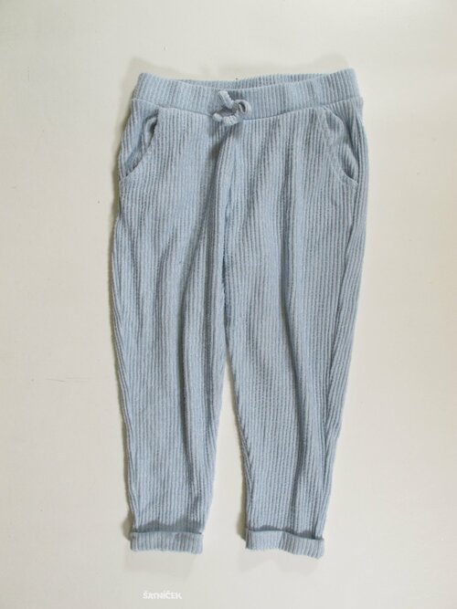 Modré slabší tepláčky pro děti secondhand