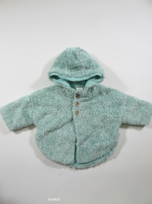 Zelená mikina pro děti fleesová secondhand