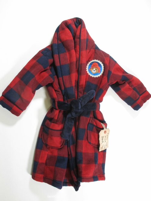 Kostkovaný župan pro kluky secondhand