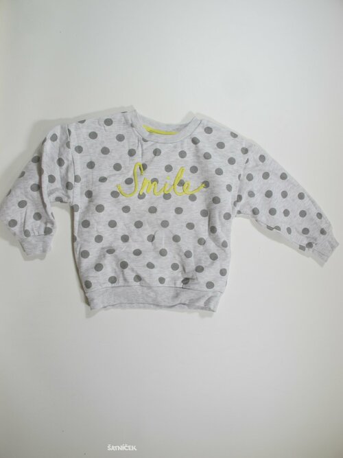 Puntíkovaná mikina pro holky secondhand