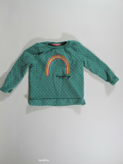 Puntíkovaná mikina pro holky secondhand