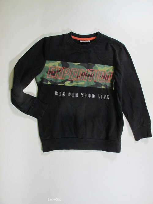 Černá mikina pro kluky secondhand