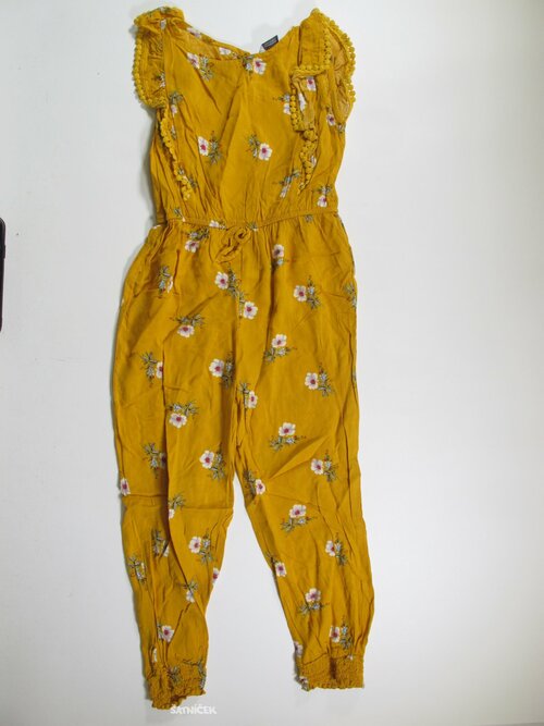 Letní overal okrový  secondhand