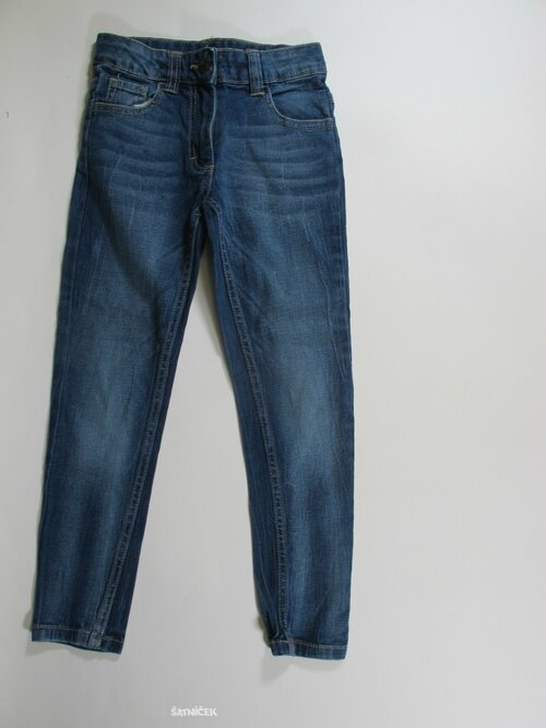 Džínové kalhoty pro holky modré secondhand