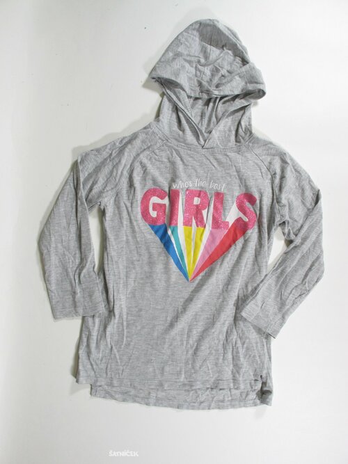 Triko dl.rukáv pro holky šedé secondhand