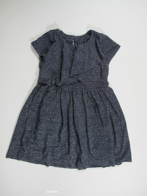Modro stříbrné šaty pro holky  secondhand