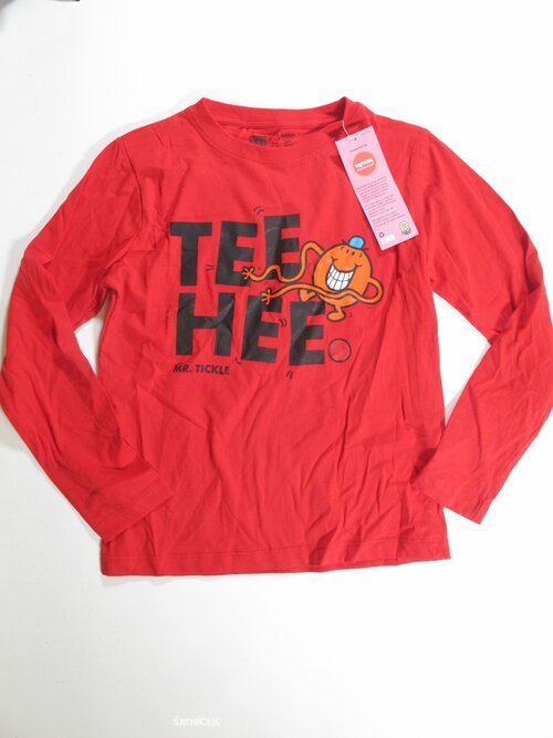 Triko dl.rukáv pro kluky červené outlet