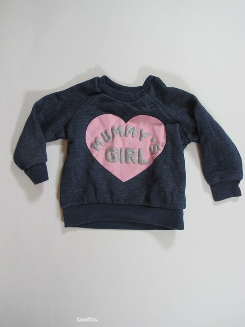 Mikina pro holky  modrá secondhand