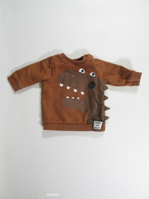 Hnědá mikina pro kluky  secondhand