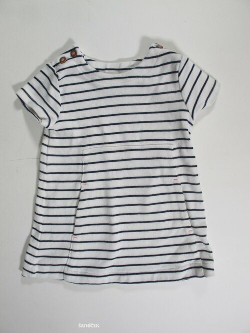 Šaty s pruhem pro holky secondhand